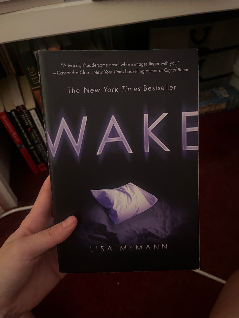 Wake by Lisa McMann - Purple & Black Paperback